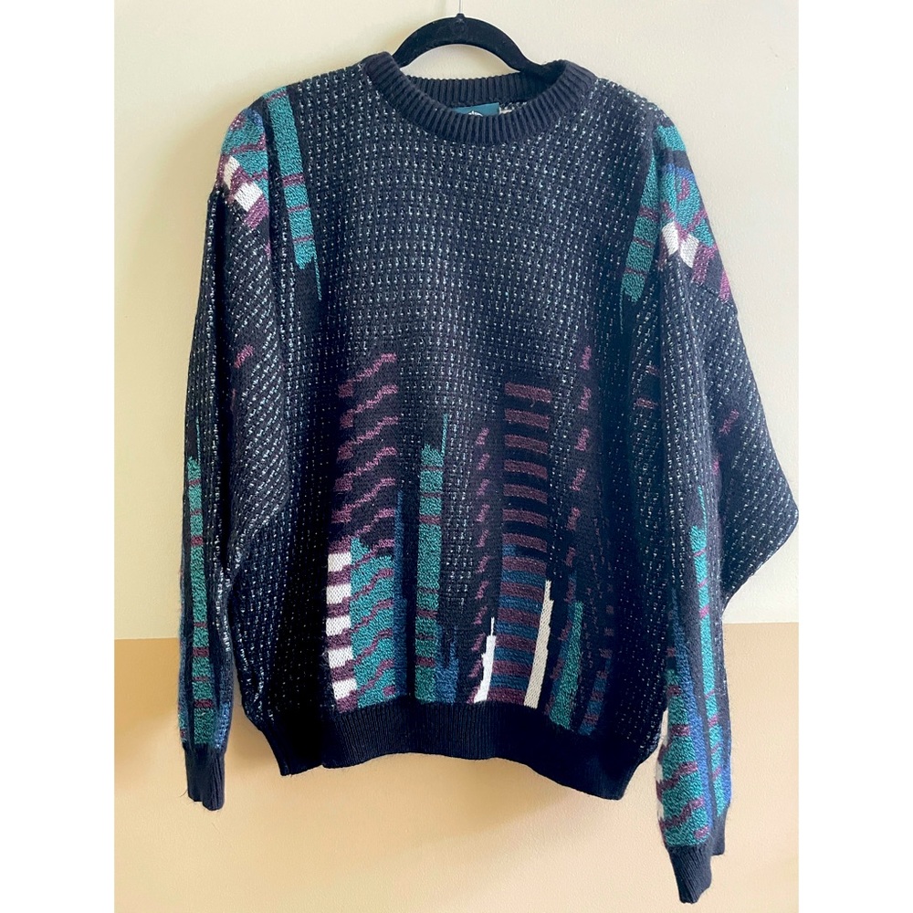 Vintage 80s Geometric Sweater